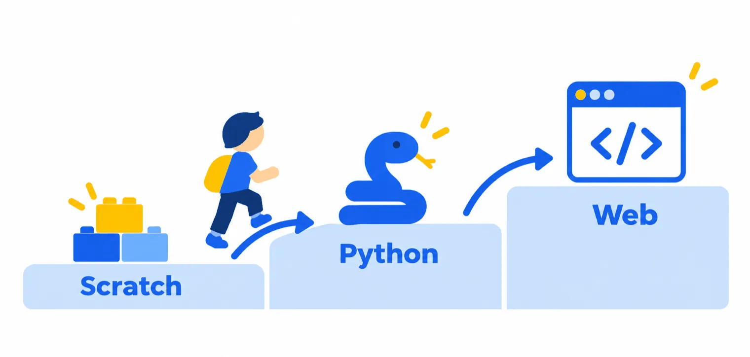 Scratch から Python への学習の流れ